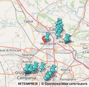 Mappa Via Siena, 81025 Marcianise CE, Italia (9.7455)