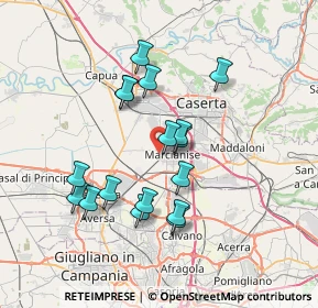 Mappa Via Pistoia, 81025 Marcianise CE, Italia (6.88471)