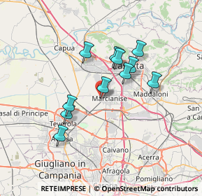 Mappa Via Pistoia, 81025 Marcianise CE, Italia (6.15909)