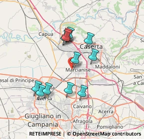 Mappa Via Pistoia, 81025 Marcianise CE, Italia (6.68083)