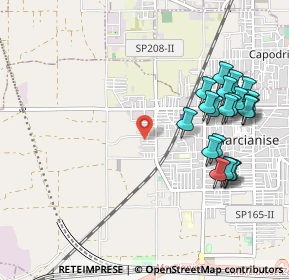 Mappa Via Pistoia, 81025 Marcianise CE, Italia (1.1845)