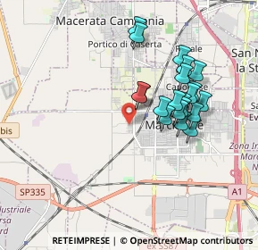 Mappa Via Siena, 81025 Marcianise CE, Italia (1.7215)