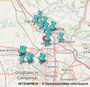 Mappa Via Pisa, 81025 Marcianise CE, Italia (6.8085)