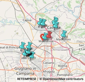 Mappa Via Pisa, 81025 Marcianise CE, Italia (6.96167)