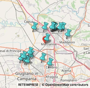 Mappa Via Pisa, 81025 Marcianise CE, Italia (7.04474)