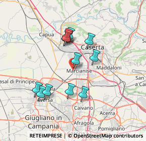 Mappa Via Pisa, 81025 Marcianise CE, Italia (6.69083)