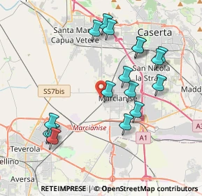 Mappa Via Pisa, 81025 Marcianise CE, Italia (4.25588)