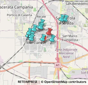 Mappa Via Monte Somma, 81025 Marcianise CE, Italia (1.31846)