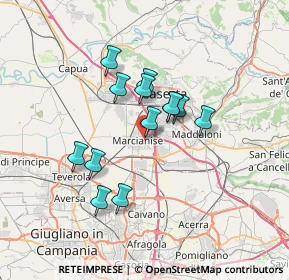 Mappa Via Monte Somma, 81025 Marcianise CE, Italia (5.84769)