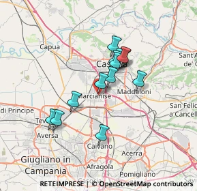 Mappa Via Monte Somma, 81025 Marcianise CE, Italia (5.78308)