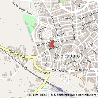 Mappa Corso Roma, 70, 70016 Noicàttaro, Bari (Puglia)