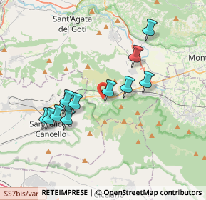 Mappa Via dei Ciliegi, 82011 Forchia BN, Italia (3.61667)