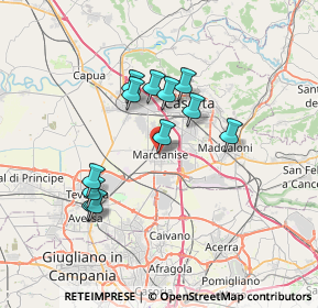 Mappa Via Francesco Petrarca, 81025 Marcianise CE, Italia (6.44083)