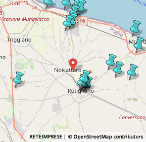 Mappa Via Papa Paolo VI, 70016 Noicàttaro BA, Italia (5.0495)