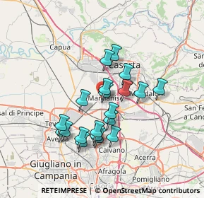 Mappa Via Adige, 81025 Marcianise CE, Italia (6.303)