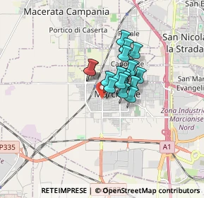Mappa Via Adige, 81025 Marcianise CE, Italia (1.07111)