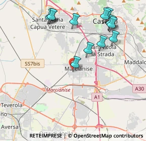 Mappa Via Adige, 81025 Marcianise CE, Italia (4.96)