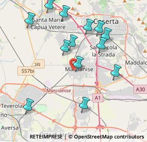 Mappa Via Adige, 81025 Marcianise CE, Italia (4.52077)