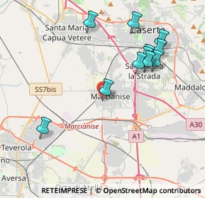 Mappa Via Adige, 81025 Marcianise CE, Italia (4.44182)