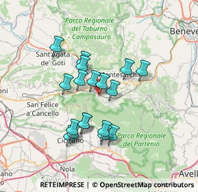 Mappa Via Girolamo del Balzo, 83017 Rotondi AV, Italia (6.29389)