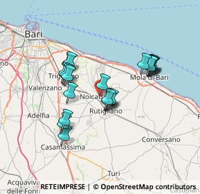 Mappa Via Viscigliole, 70016 Noicàttaro BA, Italia (6.3955)