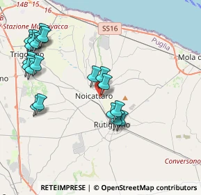 Mappa Via Viscigliole, 70016 Noicàttaro BA, Italia (4.8175)