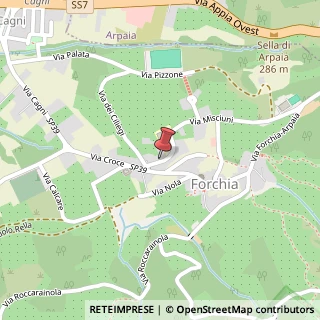 Mappa Via Misciuni, 10, 82011 Forchia, Benevento (Campania)