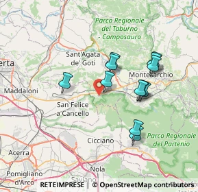 Mappa Via Misciuni, 82011 Forchia BN, Italia (6.92083)