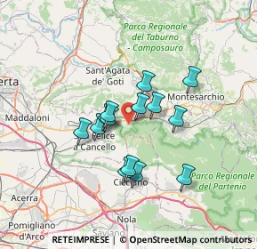 Mappa Via Misciuni, 82011 Forchia BN, Italia (5.65643)