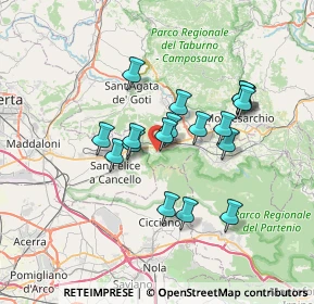 Mappa Via Misciuni, 82011 Forchia BN, Italia (6.28111)