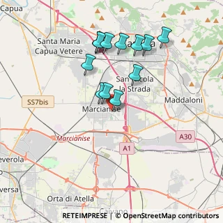 Mappa Via Francesco Evangelista, 81025 Marcianise CE, Italia (3.80769)
