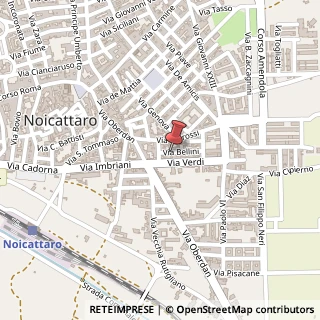 Mappa Via Bellini, 26, 70016 Noicàttaro, Bari (Puglia)