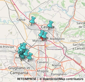 Mappa Viale Evangelista, 81025 Marcianise CE, Italia (8.28615)