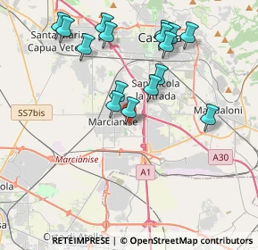 Mappa Viale Evangelista, 81025 Marcianise CE, Italia (4.29813)