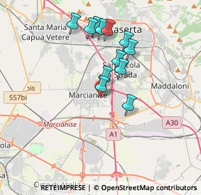 Mappa Viale Evangelista, 81025 Marcianise CE, Italia (3.3925)