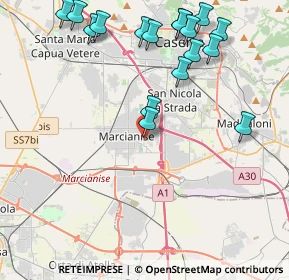 Mappa Viale Evangelista, 81025 Marcianise CE, Italia (5.29176)