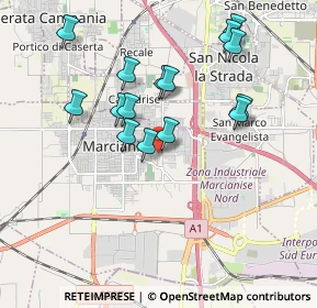 Mappa Viale Evangelista, 81025 Marcianise CE, Italia (1.90267)