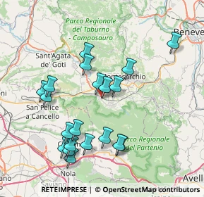 Mappa Via Annunziata, 83017 Rotondi AV, Italia (8.2525)