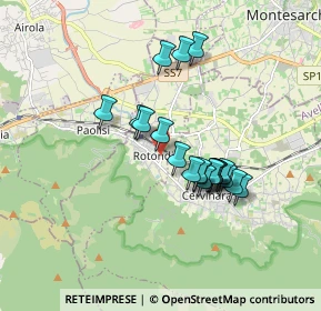 Mappa Via Annunziata, 83017 Rotondi AV, Italia (1.523)