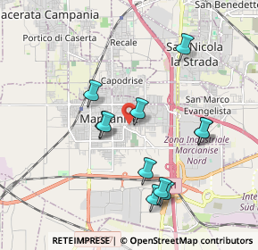 Mappa Via Monte Matese, 81025 Marcianise CE, Italia (1.95818)