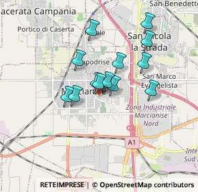 Mappa Via Monte Matese, 81025 Marcianise CE, Italia (1.43692)
