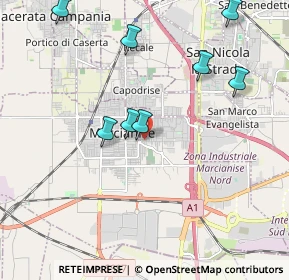 Mappa Via Monte Matese, 81025 Marcianise CE, Italia (3.6845)