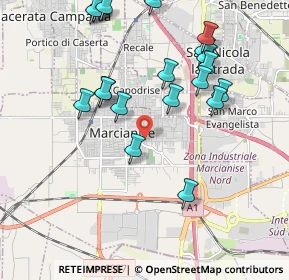 Mappa Via Monte Matese, 81025 Marcianise CE, Italia (2.331)