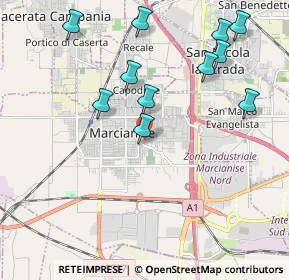 Mappa Via Monte Matese, 81025 Marcianise CE, Italia (2.32)