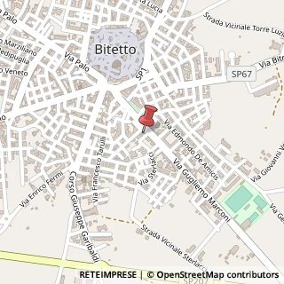 Mappa Via Sterlacci, 8, 70020 Bitetto, Bari (Puglia)