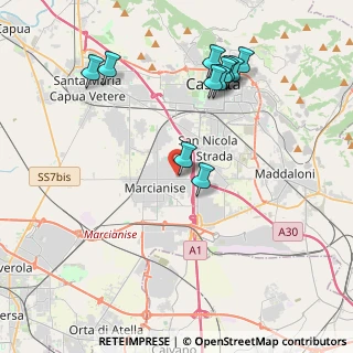 Mappa Via Oreste Vecchi, 81025 Marcianise CE, Italia (4.48727)