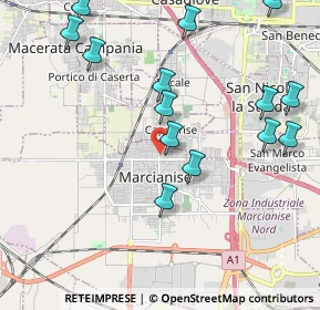 Mappa Via Guglielmo Marconi, 81025 Marcianise CE, Italia (2.51286)