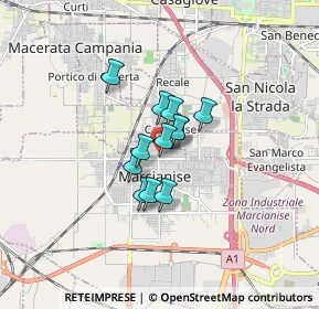Mappa Via Guglielmo Marconi, 81025 Marcianise CE, Italia (0.9925)