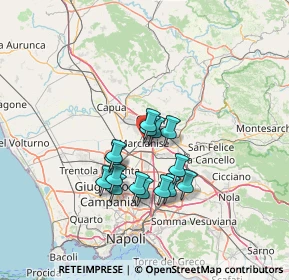Mappa Via Guglielmo Marconi, 81025 Marcianise CE, Italia (11.246)