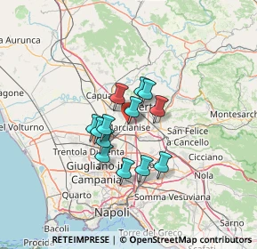 Mappa Via Guglielmo Marconi, 81025 Marcianise CE, Italia (9.68077)